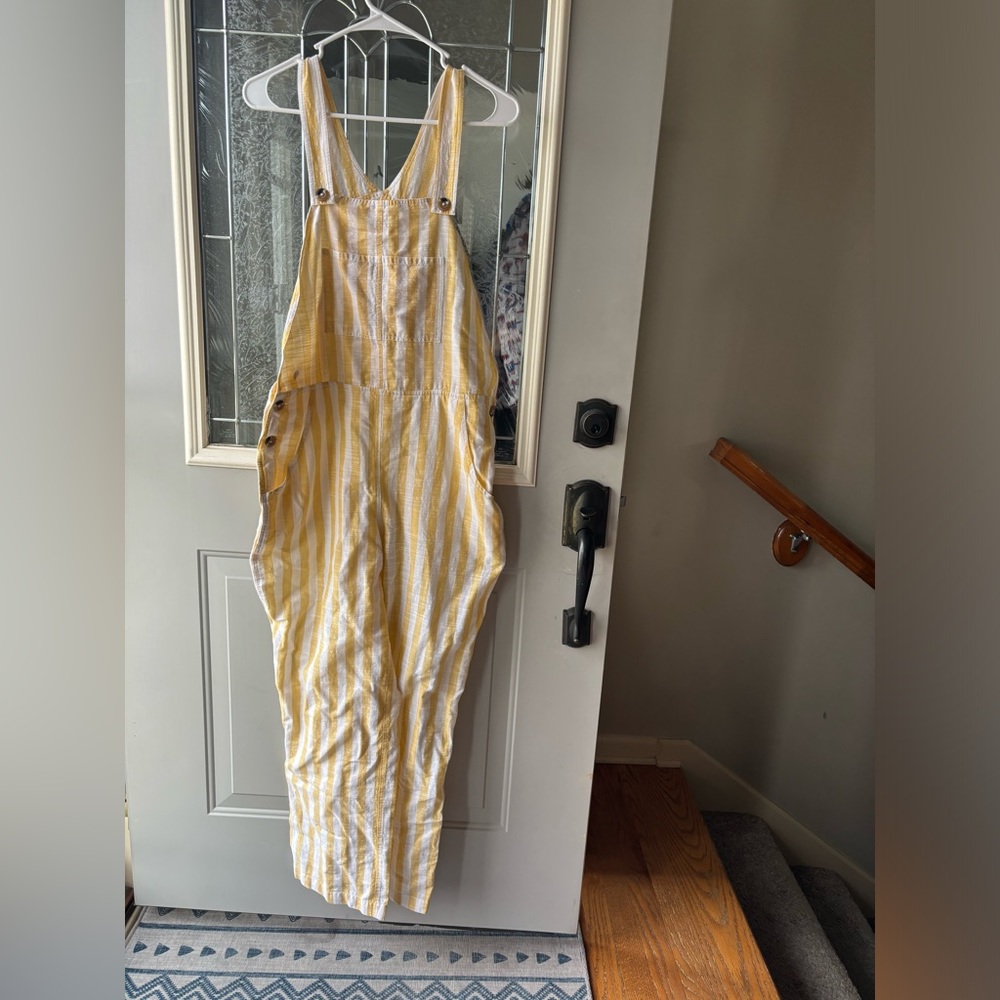 Urban Outfitters Striped Overalls NWT